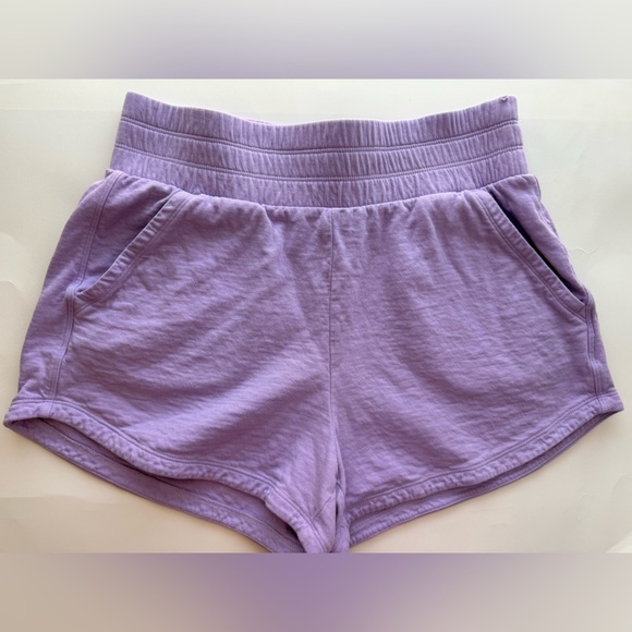 Athleta Girl Purple Athletic Shorts - Picture 1 of 5